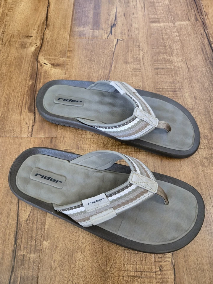 Sandalias Rider Chanclas Hombre Talla 12 Playa Viaje Casa Paseo Foto 3 de 4