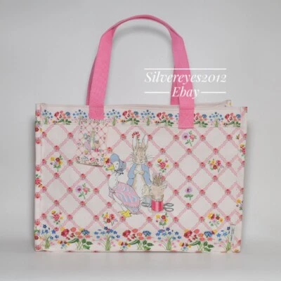 Cath Kidston Beatrix Potter Peter Rabbit Side Kick Tote Shoulder Bag Shopper NEW
