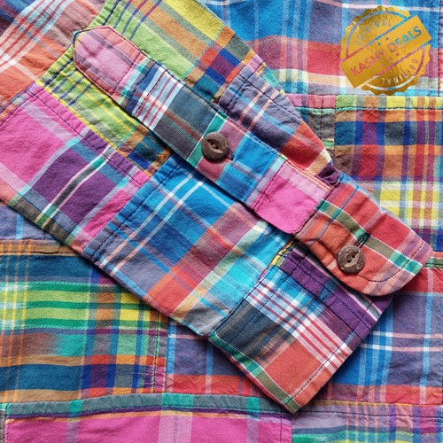 Polo Ralph Lauren Classic Fit Patchwork Madras Workshirt Hemd - Multi - Bild 7 von 24