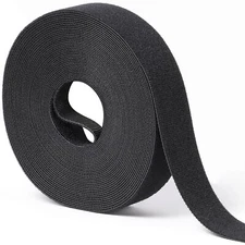 1 in x 30 ft Hook and Loop Roll | Double-Sided Strips, Self-Gripping Straps