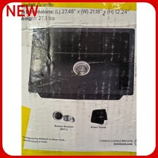 Kraus Quarza 24" Single kitchen sink Dual Mount