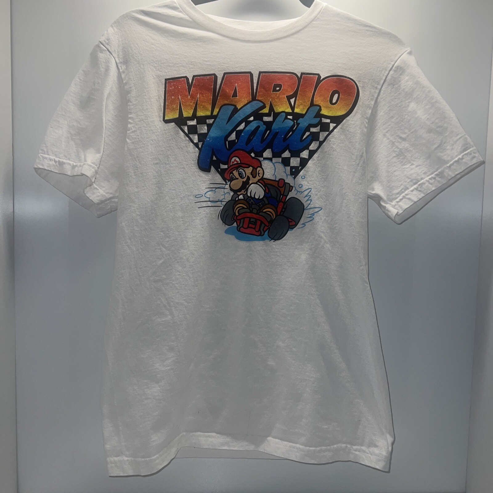 Unisex Mario Kart T-Shirt Size S in Good Used Condition