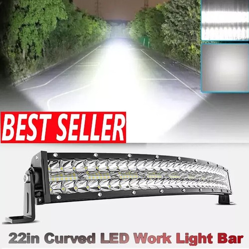 7 14 20 25 32 42" Slim LED Light Bar Spot Flood Combo Driving Truck SUV Offroad - Picture 41 of 51