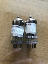 Siemens Textronix ECC88/6DJ8/6922 NOS NIB Matched Pair