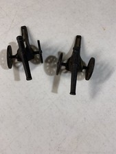 Vintage Cast Iron Toy Cannon Set Of 2