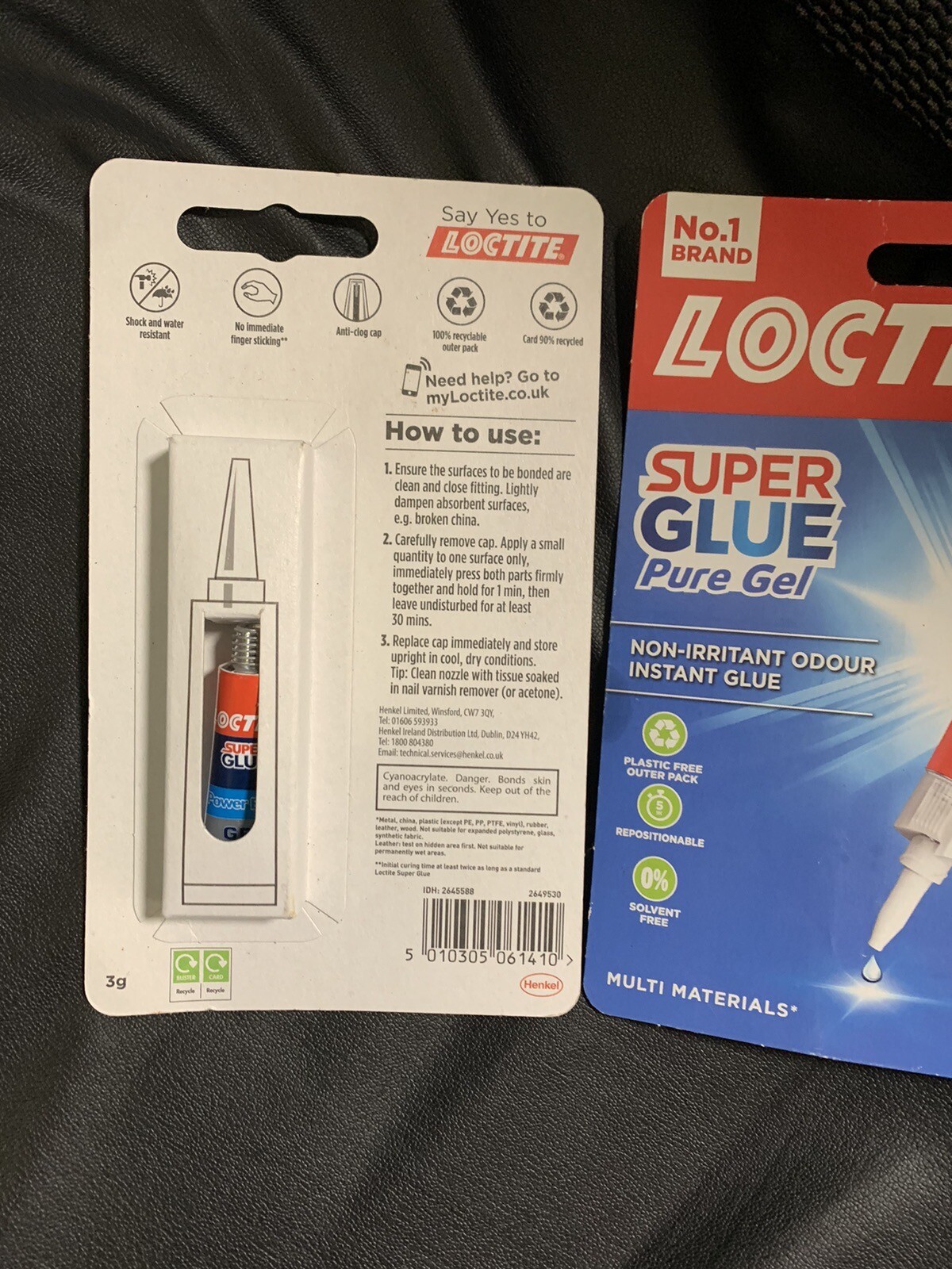 2 X Loctite Super Glue Pure Gel 3g (6A) eBay
