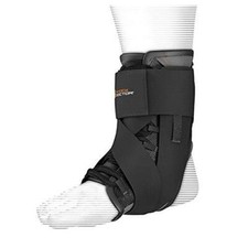 Shock Doctor Ultra Wrap Lace Ankle Support Black, Medium, 8.5  9 