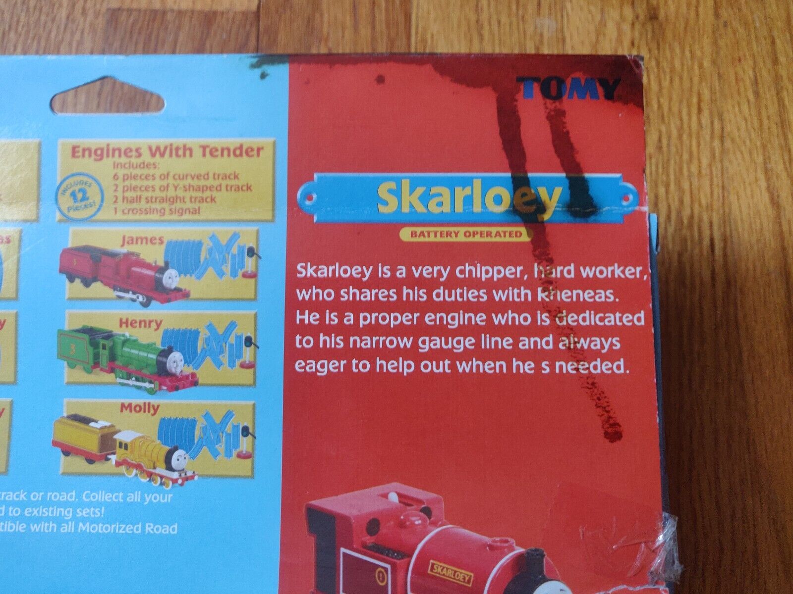 RARE TOMY Thomas & Friends Skarloey with Track - Set No. 5587 - Complete -  w/Box