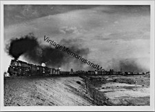 Vintage Union Pacific Railroad 3952 Steam Locomotive 5" x 7" Real Photo T2-451
