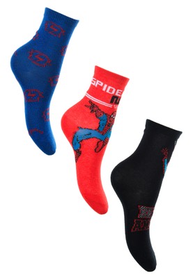 Spider-Man 3 Paar Kinder Socken Strümpfe 