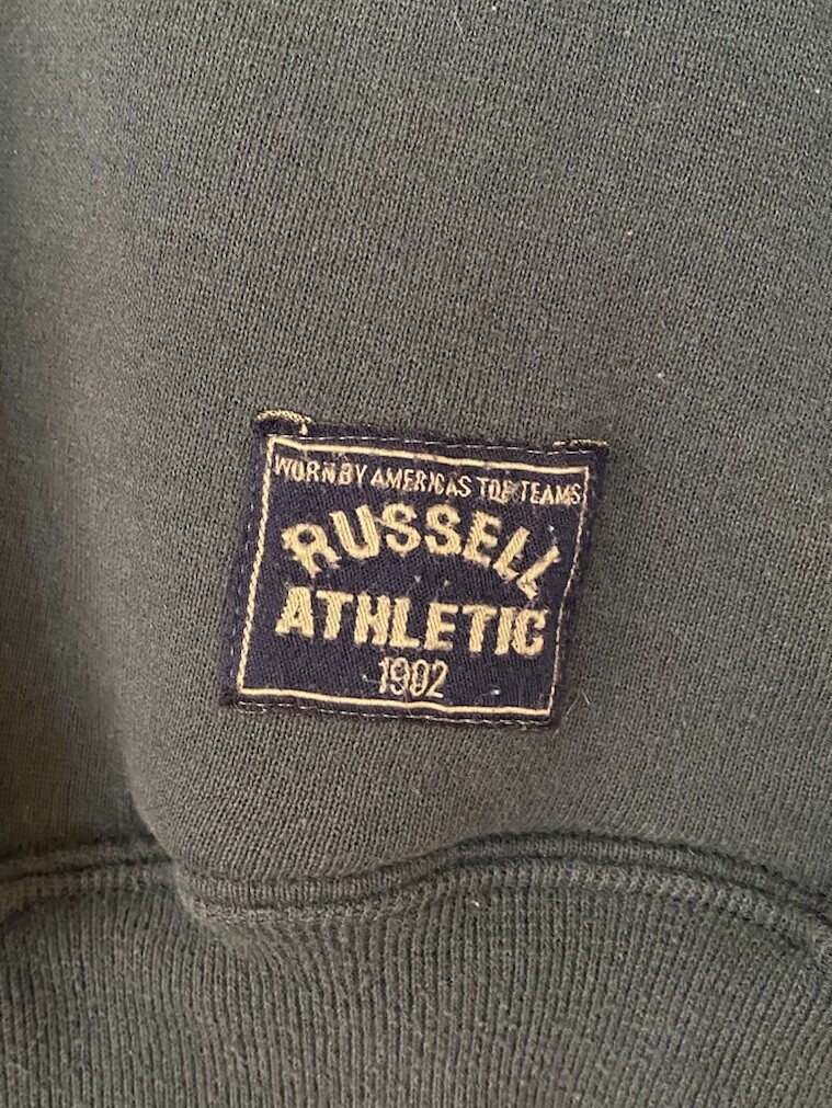 VTG 90s Russell Athletic Full Zip Cardigan Sweatshirt M/L