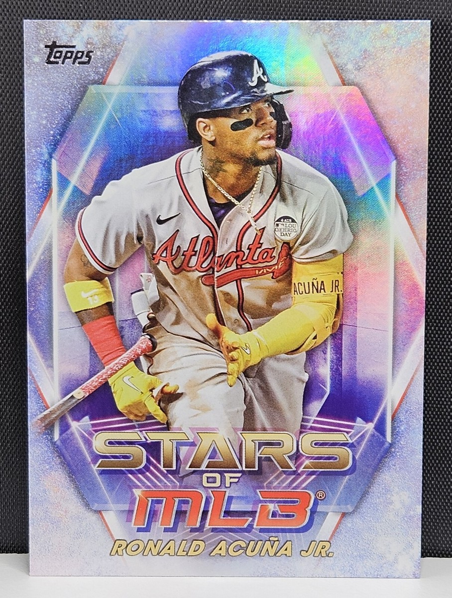 イ*ー様 2023 TOPPS LUMINARIES Ronald Acuna 2023 Topps Series 1 Ronald Acuna Jr. Stars of MLB #SMLB-3