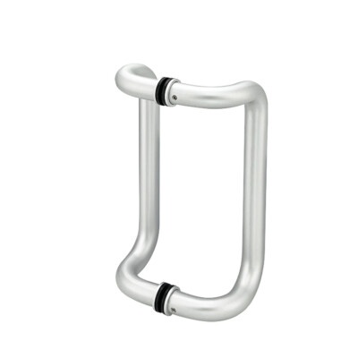 CEL 10'' Solid Aluminum Straight Back to Back Pull Handles for Entry Door
