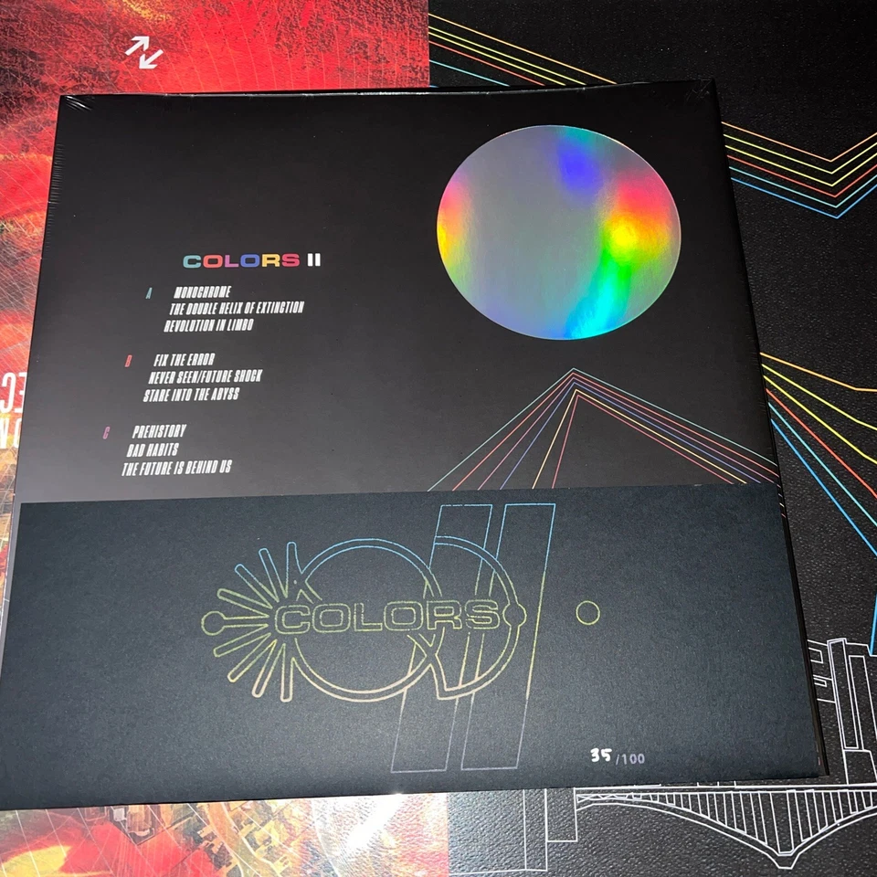 BTBAM Colors II Vinyl 35/100 Insert Holo Cover  Purple/Blue Jay/Neon Violet - Image 2 of 4