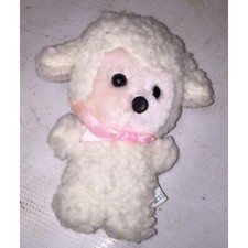 Vintage Russ Berrie  Co. Lamb Stuffed Animal Plush Toy- Made in Korea