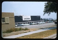 Los Angeles CBS TV Studio Cars 35mm Slide 1950s Red Border Kodachrome