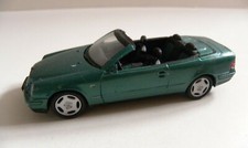 1/43 Mercedes Benz CLK A 208 Cabriolet vert vendu en l'état