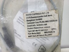 FESTO ELECTRIC SMT-8M-PS-24V-K-0.3- PROXIMITY SENSOR