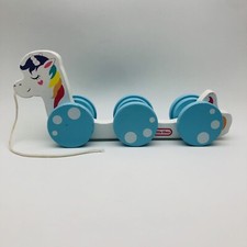 Unicorn pull toy Little Tikes Wooden Critters Toddler daycare