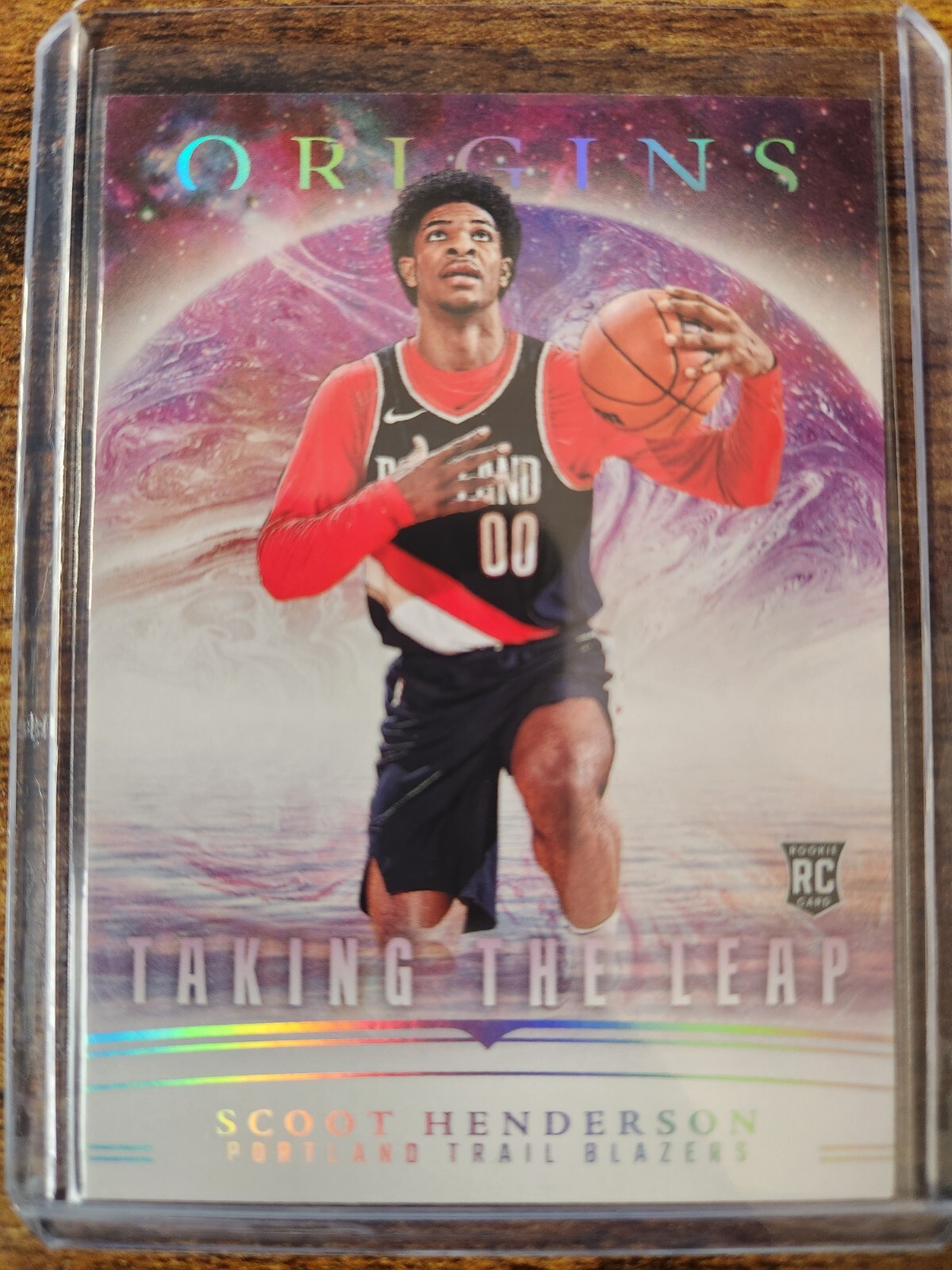 2023-24 Origins Scoot Henderson Taking the Leap Rookie RC #24 Trail Blazers