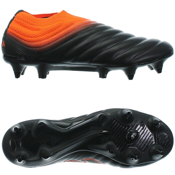 Adidas Copa 20+ SG black orange boy's football boots soccer