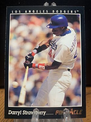 1993 Pinnacle #64 Darryl Strawberry Los Angeles Dodgers