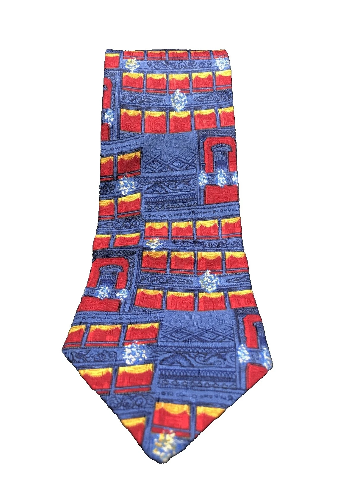 Mezcla de Seda Corbatas para hombre Ermenegildo Zegna geométrica