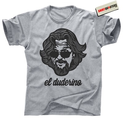 El Duderino T Shirt   Funny Bowling Quote 90s Cult Comedy Slacker Dude Movie