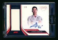 2024 Topps Dynasty F1 #DAP-JVOII James Vowles Red Patch Autograph #2/5