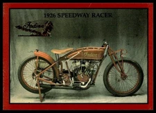 1993 Indian Motorcycle Trading Card Company Indian #4 1926 Speedway Racer
