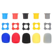 5 sets of Mic Protectors Professional Protectors Microphone Anti-rolling Rings