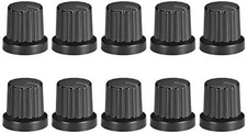 10Pcs 6mm Shaft Hole Knob for Speaker Effect Pedal Amplifier Black Potentiometer