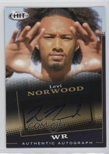 2015 Sage Hit Auto Black Levi Norwood #A45 Auto oy2