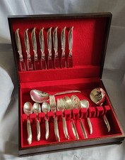 FLAIR BY 1847 ROGERS BROS / INTERNATIONAL SILVERPLATE FLATWARE - 53 TOTAL