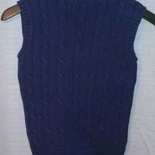 Chaps Sweater Vest Boys Size S (8) - Picture 2 of 5