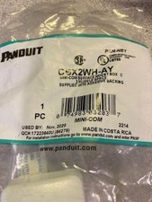 Panduit CBX2WH-AY  2-Module Elongated Surface Mount Box White