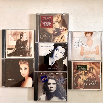 Lot Of 7 Celine Dion CD's Collection