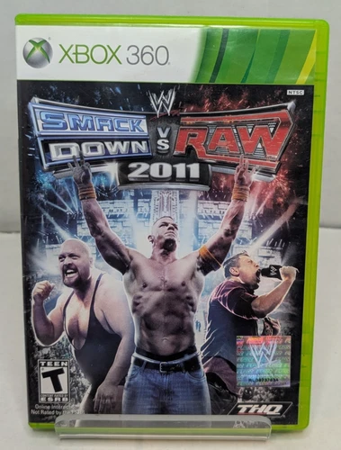 WWE SmackDown vs. Raw 2011 (Xbox 360, 2010) TESTED/WORKING
