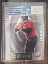 1999 LEAF CERTIFIED 4 STAR MIRROR RED DONOVAN MCNABB ROOKIE PHILADELPHIA EAGLES 