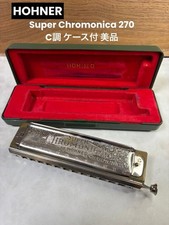 HOHNER Super Chromonica 270 C tone with case in good condition