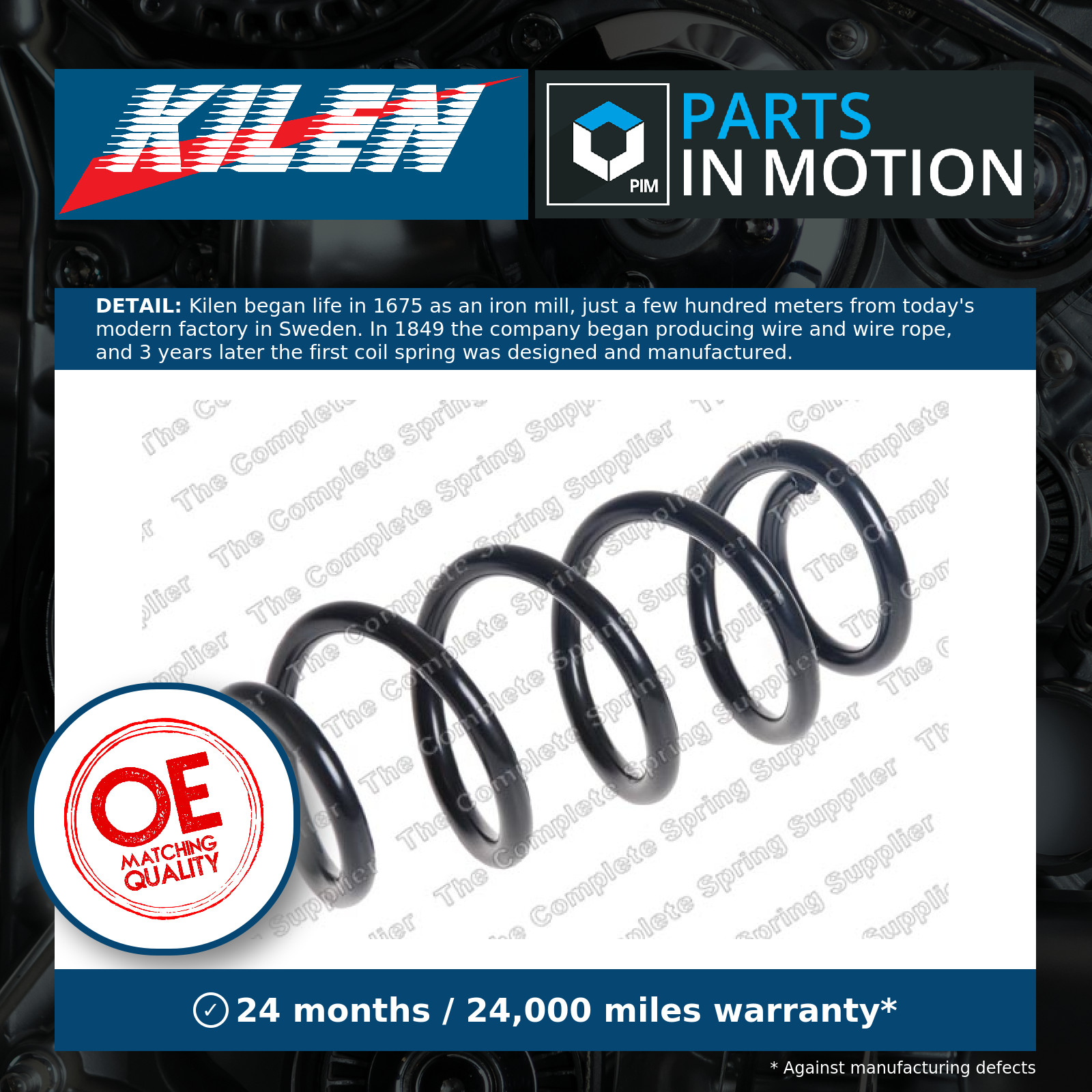 Coil Spring fits MINI COOPER F55 2.0D Rear 2013 on Suspension Kilen 33536865443
