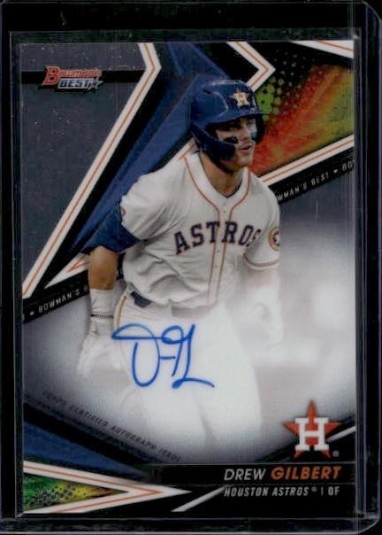 2022 Bowman's Best #B22-DGI Drew Gilbert Best of 2022 Autographs Refractor