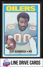 1972 Topps #26 Ken Burrough Houston Oilers Rookie VG