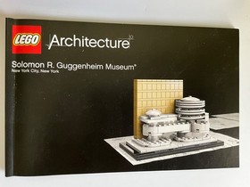 LEGO ARCHITECTURE: Solomon Guggenheim Museum (21035) With Box And Instructions.