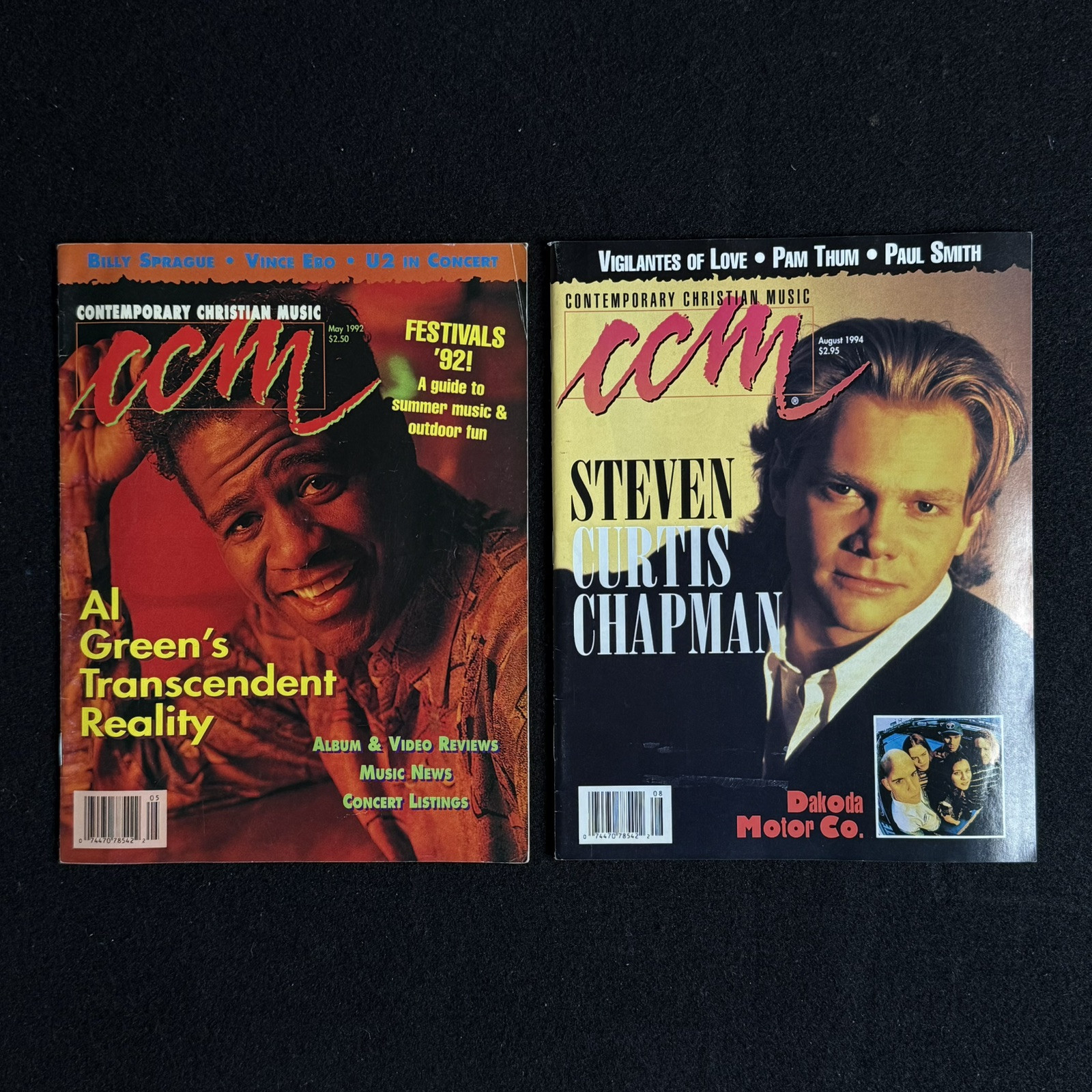 Lot of 2 Vintage CCM Magazine Issues (1992, 1994) – Christian Music History