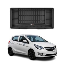 OMAC Gummi Kofferraumwanne für Opel Karl 2015-2019 TPE Laderaumwanne Schwarz