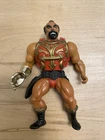 He-Man Masters of the Universe JITSU Action Figure & Armor MOTU Vintage 1983