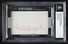 2012 Leaf History of Baseball Cut Signature Edition Toby Harrah Auto un2