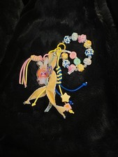 Baby Three Keyring Blue & Yellow