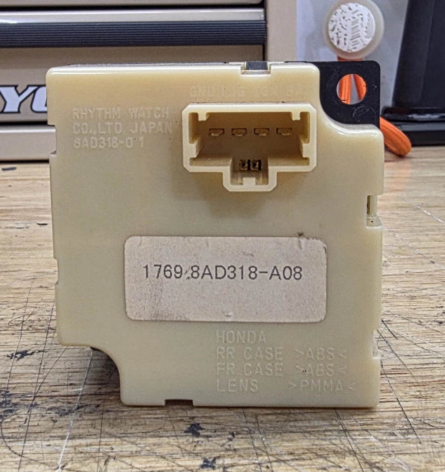 97-01 Honda CRV CR-V Digital Dash Clock Display 39700-S10-A01 REBUILT - Image 2 of 2